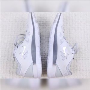 Brand new white nike running shoes